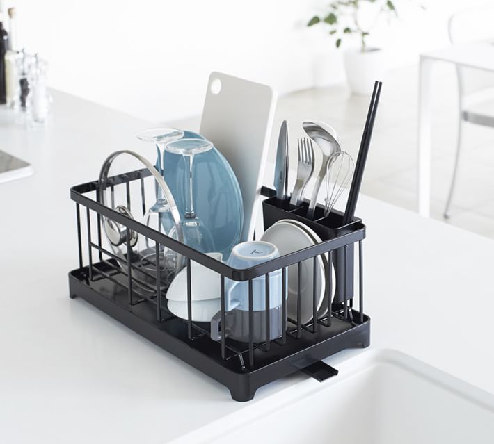 Yamazaki Tosca Wire Dish Drying Rack Pottery Barn