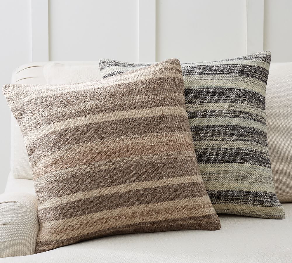 Kaye Textured Striped Pillow Cover