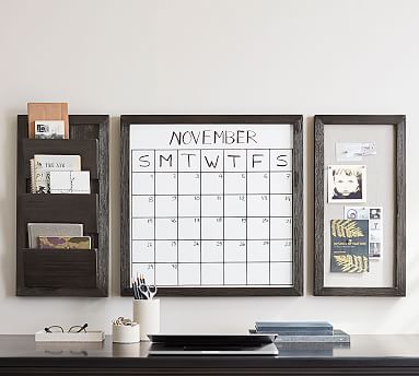 Folsom Everyday Home Office Set - Charcoal | Pottery Barn