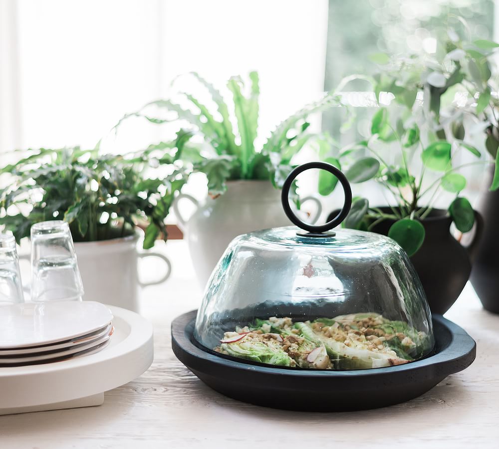 Recycled Glass Dome Cake Stand, Kitchen