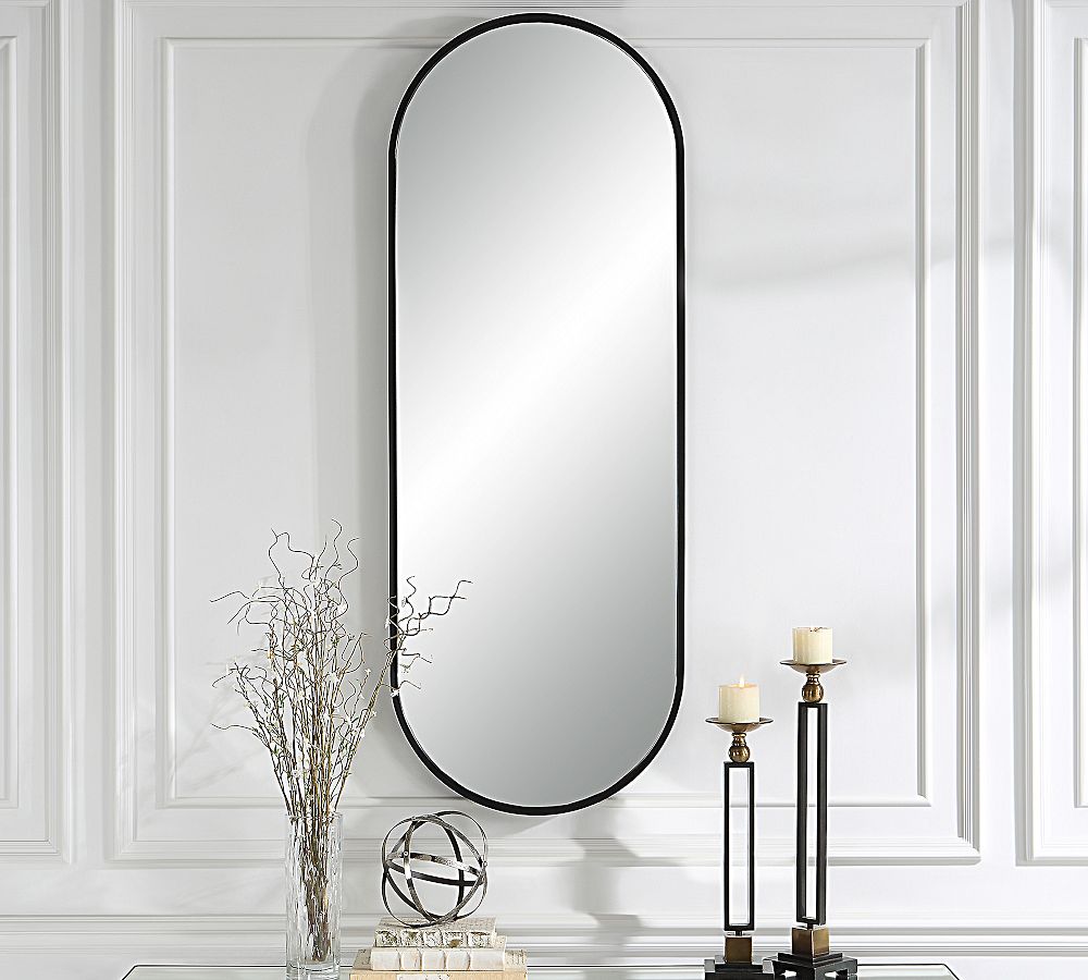 Lylian Oval Floor Wall Mirror