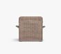 Torrey 19.5&quot; All-Weather Wicker Storage Cube - Natural
