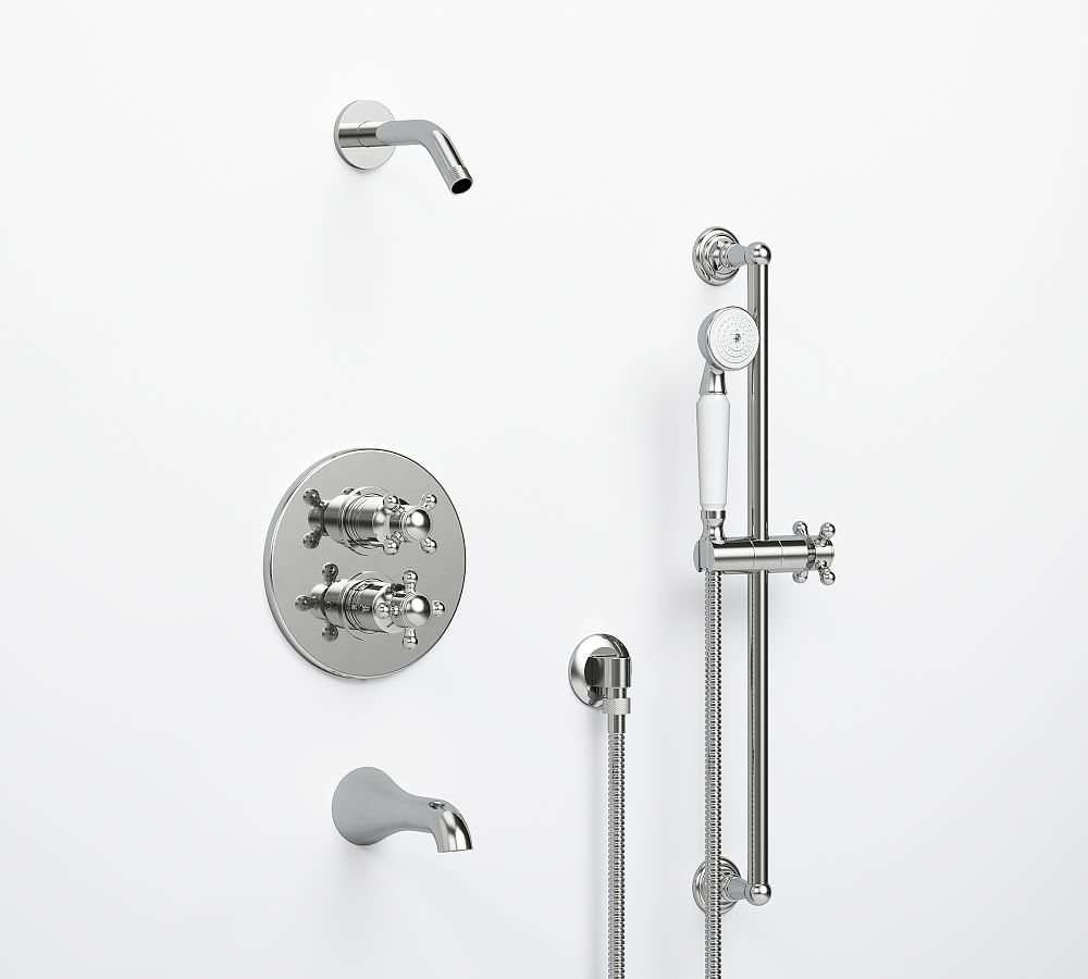 Warby Thermostatic Bathtub &amp; Shower Set with Handshower
