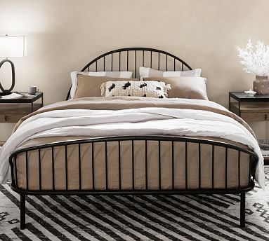 Pottery barn deals iron headboard