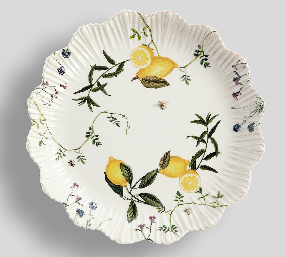 Monique Lhuillier Positano Outdoor Melamine Dinner Plates - Set of 4