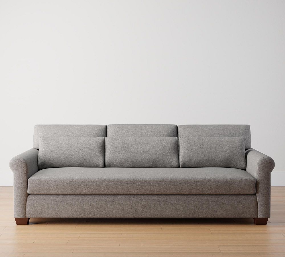 Pottery barn york clearance roll arm sofa