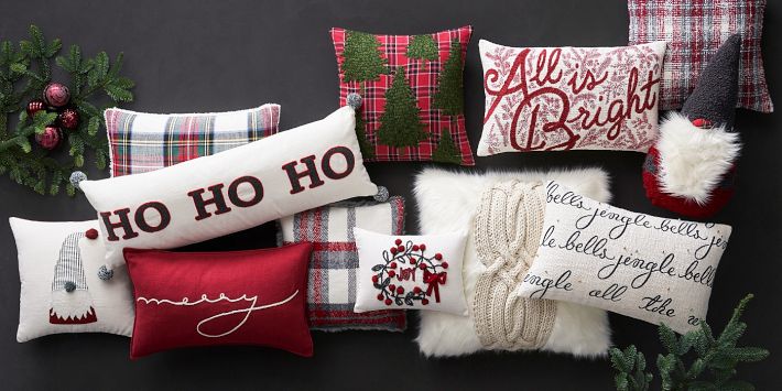 Pottery barn ho store ho ho pillow