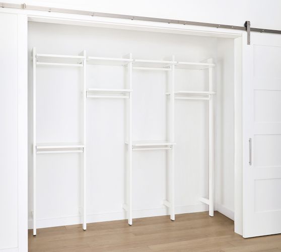 Essential Reach-In Closet by Hold Everything, 8' Complete Hanging ...