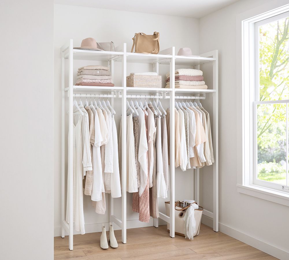 Essential Walk In Closet by Hold Everything 6 Long Hanging