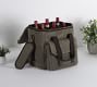 Greenpoint Waxed Canvas 6 Bottle Wine Cooler Tote