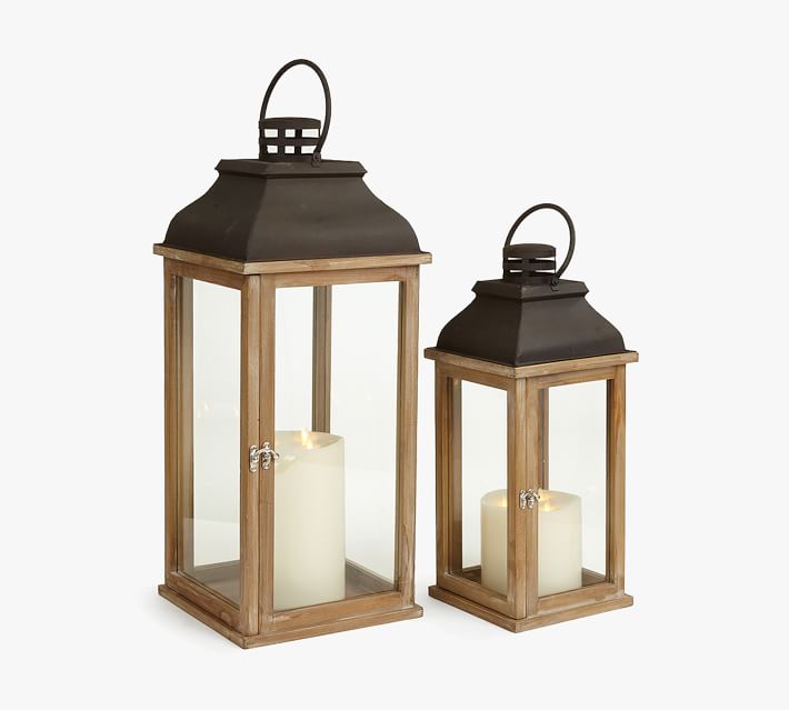 Camelo Lanterns - Set of 2 | Pottery Barn