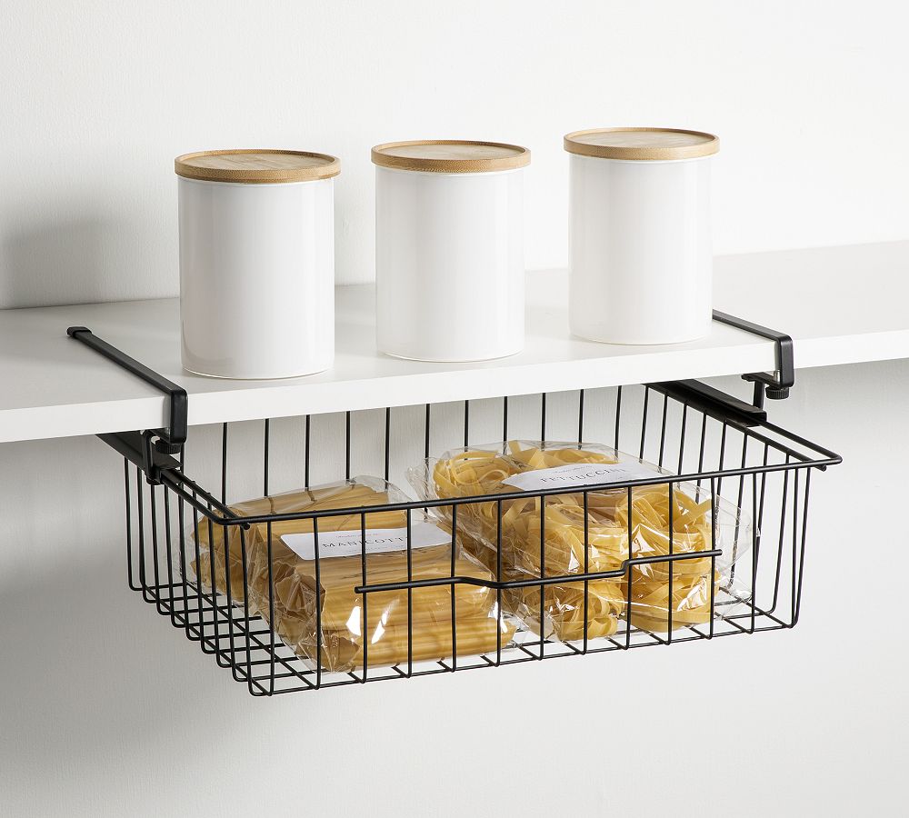 Sonia Sliding Storage Baskets Pottery Barn