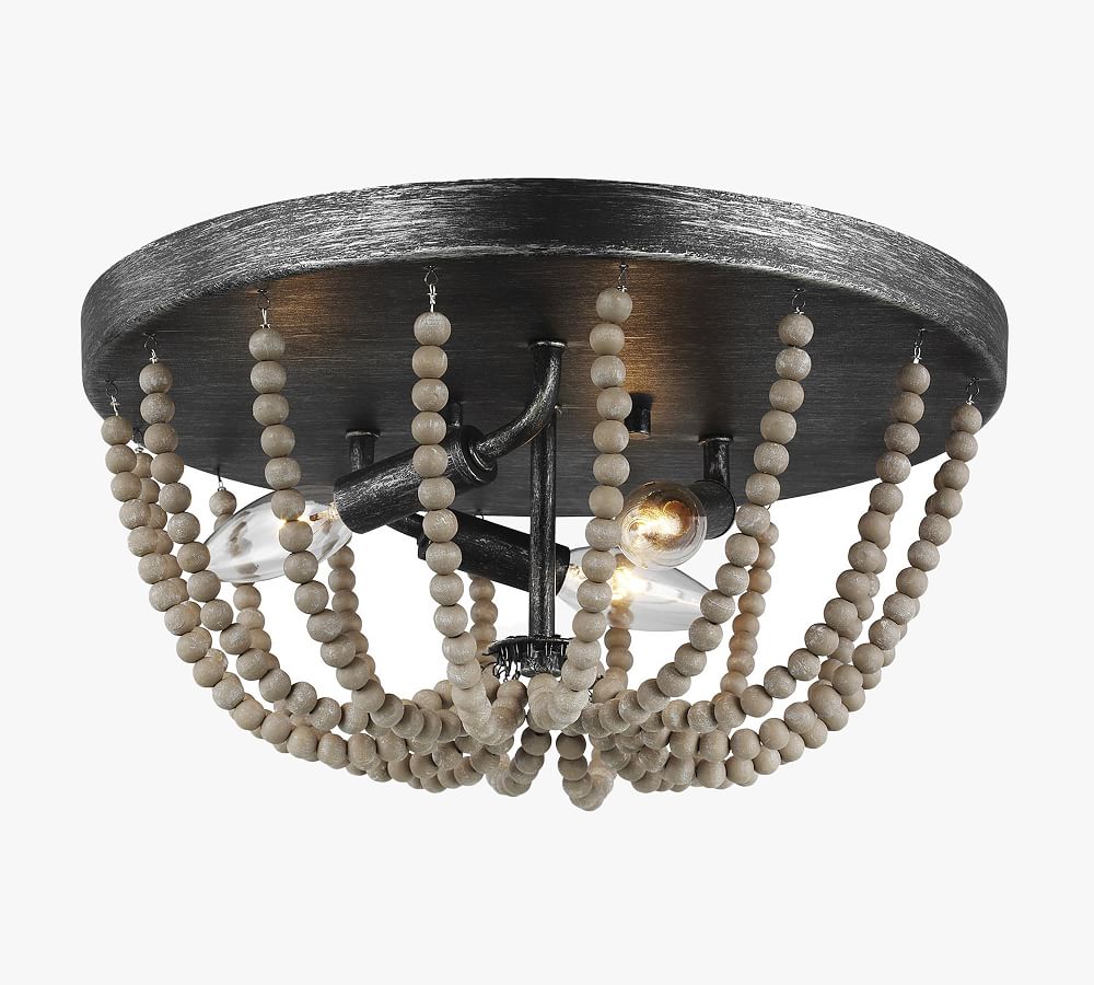 Gatsby Beaded Flush Mount