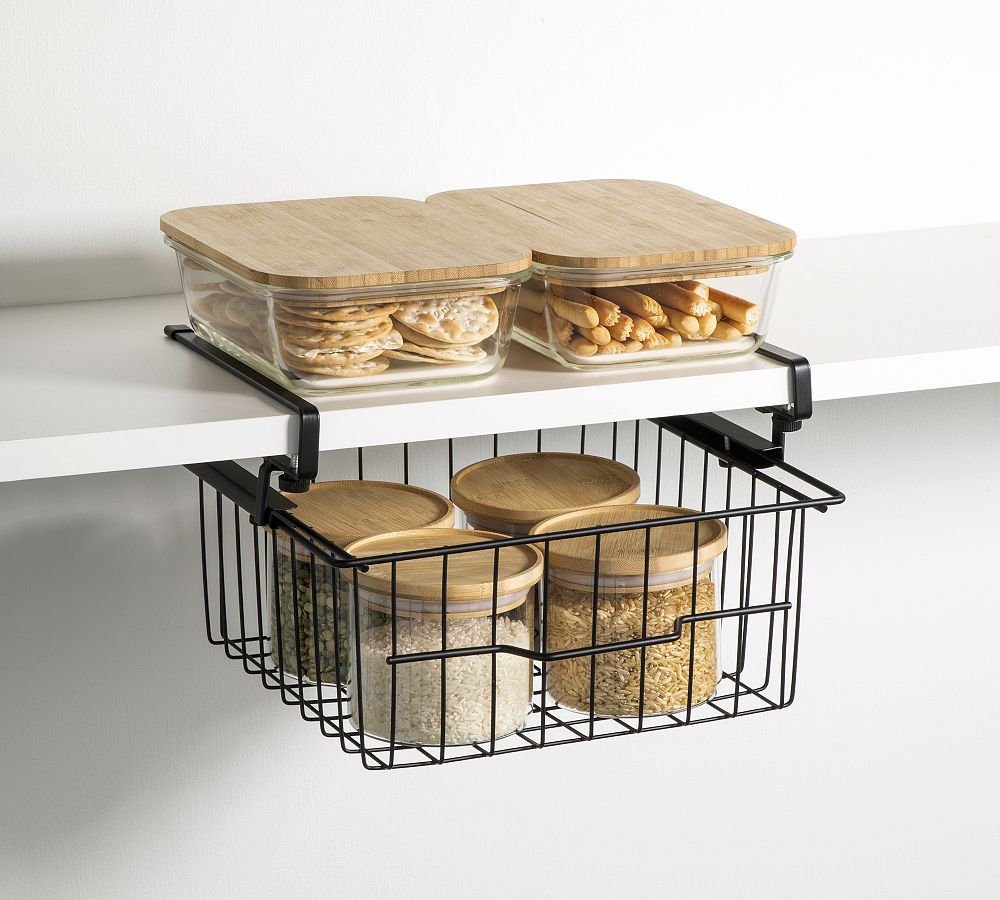 Sonia Sliding Storage Baskets Pottery Barn