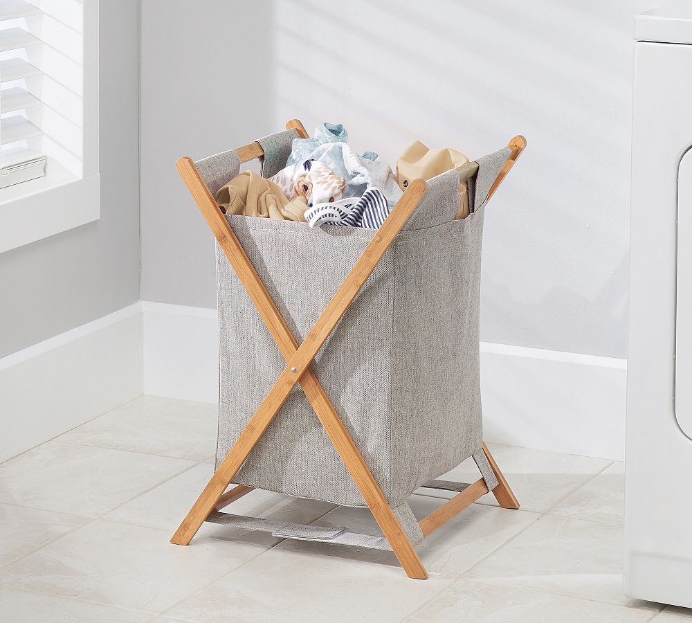 Foldable Laundry Hamper Pottery Barn