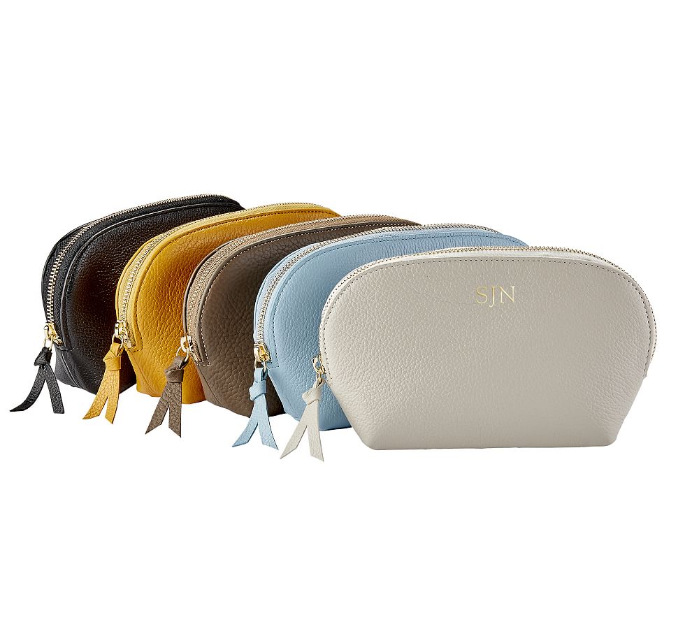 Emery Leather Cosmetic Case