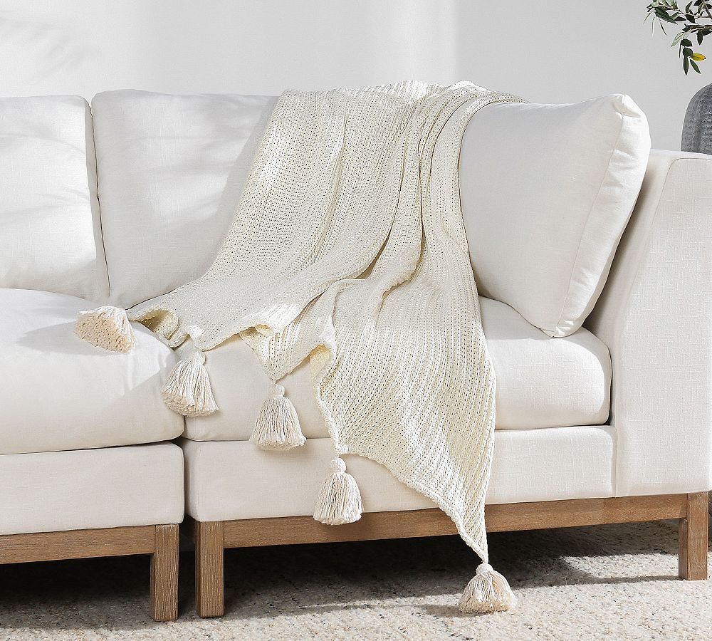 Izra Hand-Knotted Throw