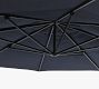 Premium 13' Round Cantilever Outdoor Patio Umbrella - Rustproof Aluminum Frame with Base