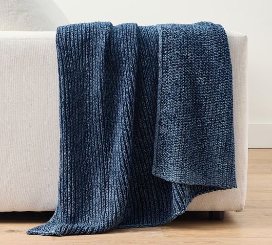 Sunwashed Knitted Throw