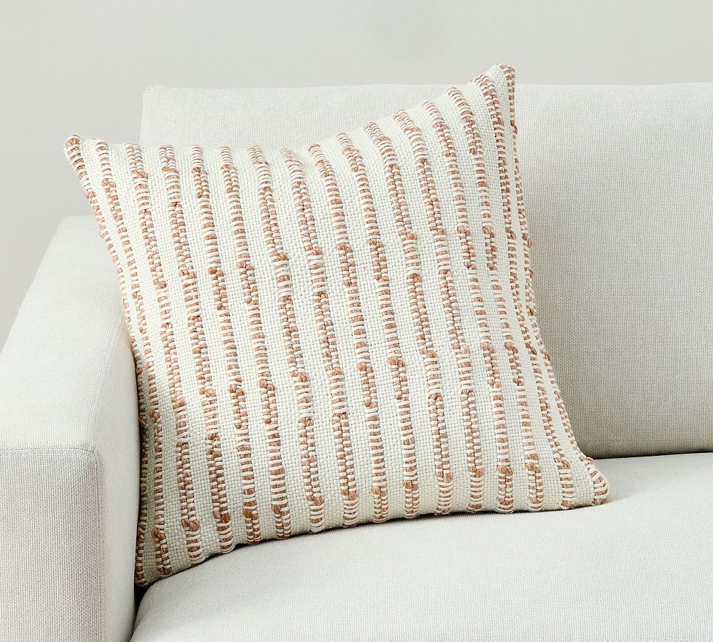 Reed All Over Striped Pillow