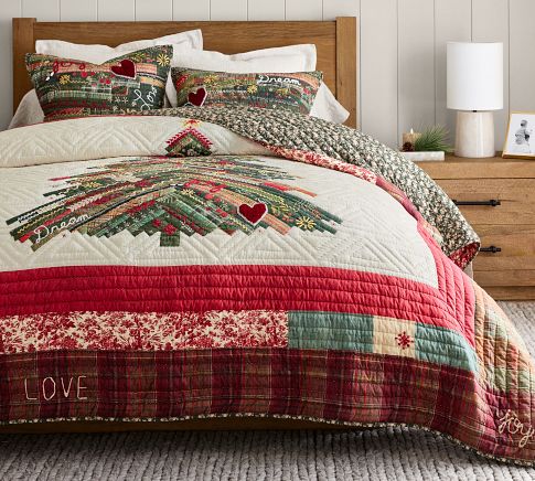 Love Handcrafted Reversible Quilt & Shams