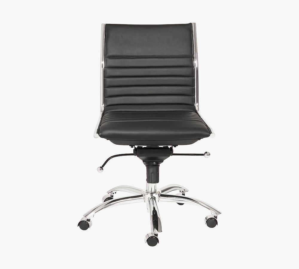 Fowler armless 2024 swivel desk chair