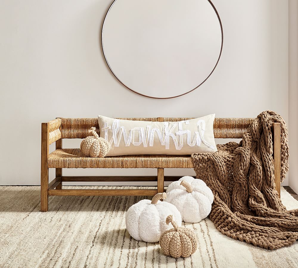 Pottery barn hotsell pumpkin pillows