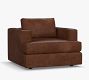 Carmel Recessed Arm Leather Chair