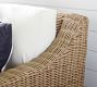 Huntington Wicker Slope Arm Outdoor Lounge Chair