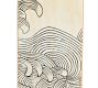 Wave Design Surfboard Wall Art