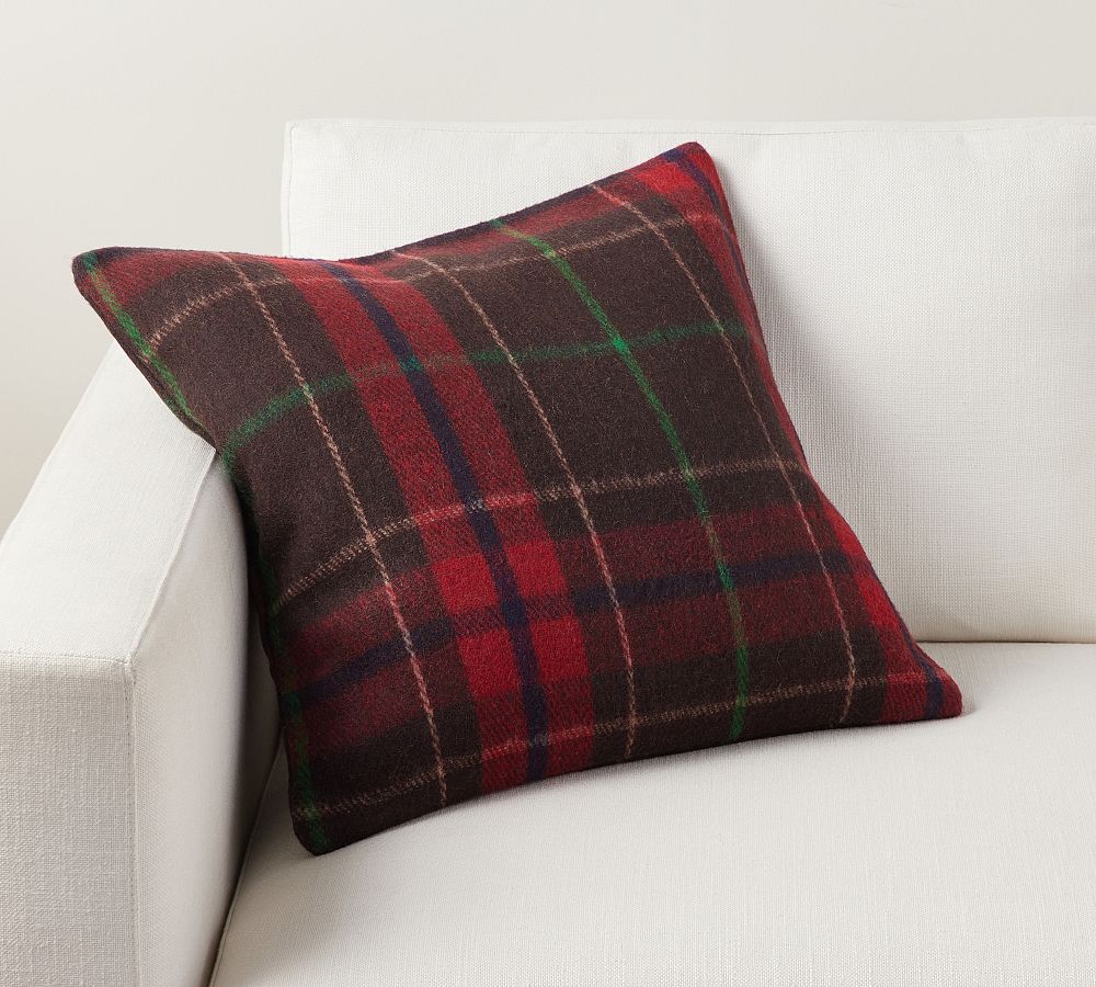 Pottery barn hamilton 2024 plaid pillow cover