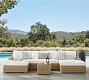 Huntington Wicker 3-Piece Double Chaise Slope Arm Outdoor Sectional