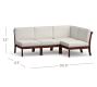 Chatham Mahogany 4-Piece Armless Sectional