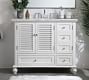 Page 42&quot; Asymmetric Single Sink Vanity with Doors