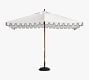 Premium 10' Rectangular Portofino Patio Umbrella &ndash; Eucalyptus Frame&#8203;