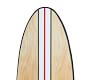 Striped Surfboard Wall Art