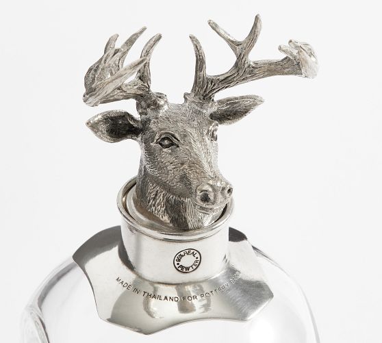 Figural Stag Liquor Decanter