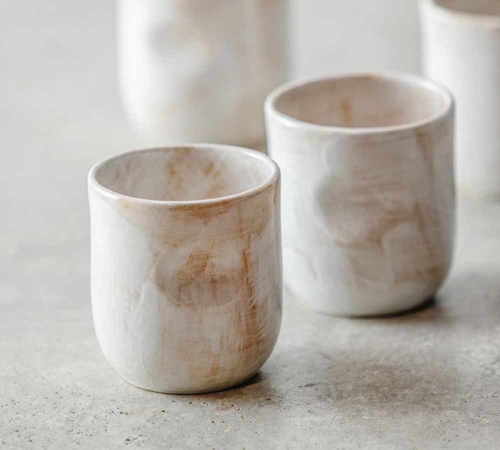 Fortessa Cloud Terre No. 2 Stoneware Coffee Cups - Set of 4