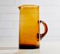 Moroccan Handcrafted Recycled Glass Pitcher