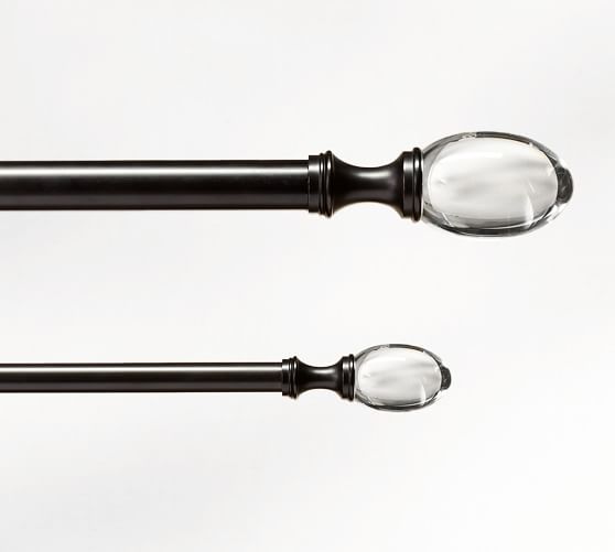 Standard Glass Oval Finial Set of 2 Pottery Barn