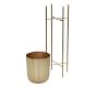 Warren Gold Stand Planters - Set of 3