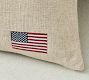 Patriotic Striped Pillow