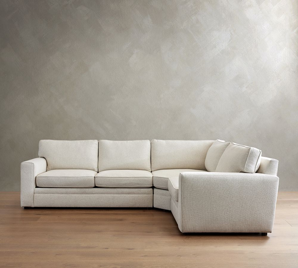 Pearce Square Arm 3-Piece Wedge Sectional