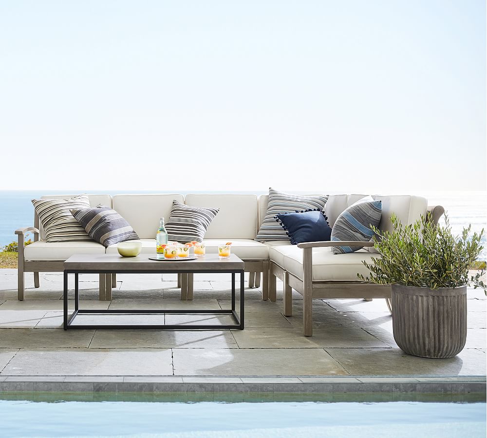 Build Your Own - Chatham Outdoor Sectional Components, Grey