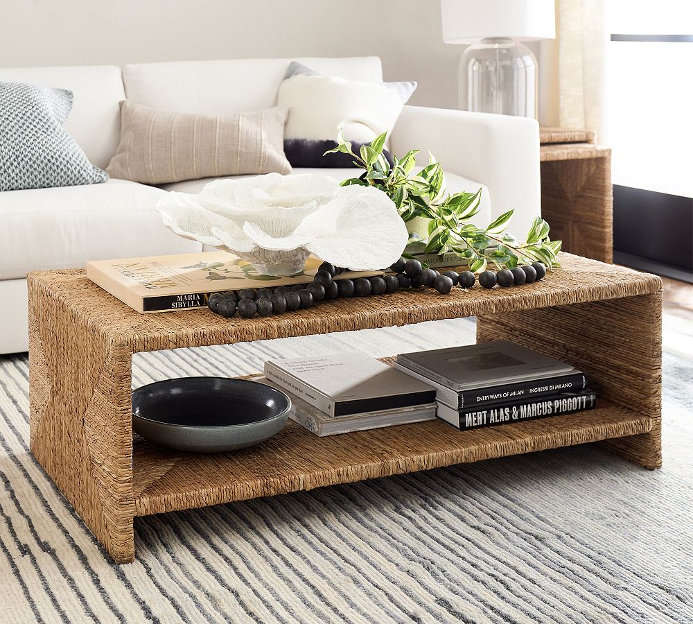 Malibu Rectangular Woven Coffee Table (48&quot;)