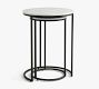 Delaney Round Marble Nesting End Table (18&quot; )