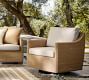 Hampton Wicker Swivel Outdoor Lounge Chair
