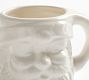 Santa Claus Ceramic Mugs - White Glaze