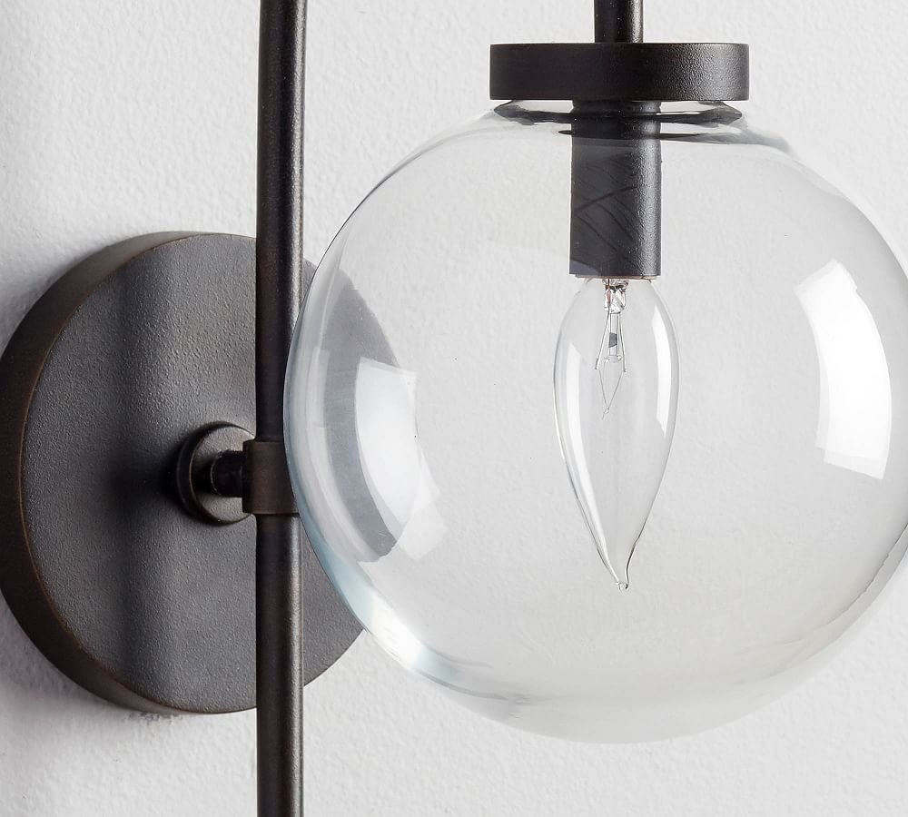 Claremont Glass Globe Sconce