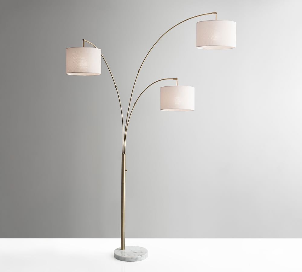 Hampton bay 3 store arc floor lamp